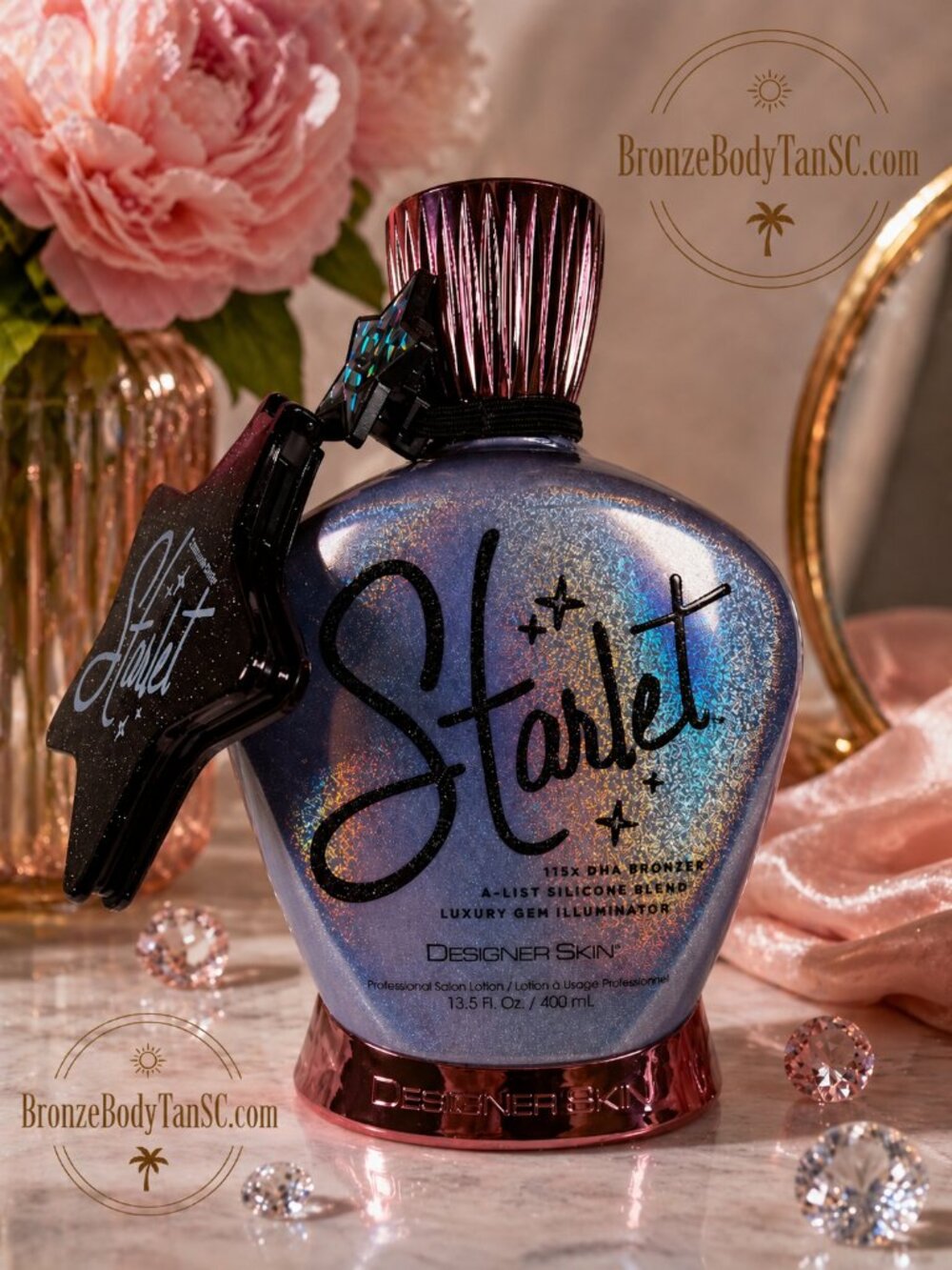 Starlet Luxury Body Tanning Lotion Designer Skin NEW DHA Bronzer